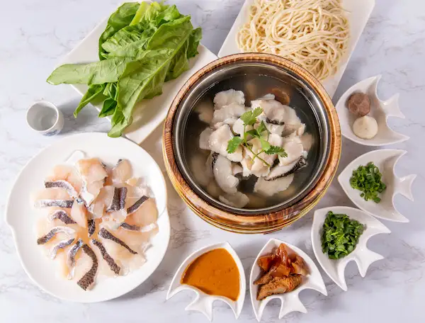 Fish Noodle Soup Pot (特色黑魚片湯鍋) at 四姐 Special Noodle Las Vegas